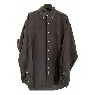 Pre-owned Polo Ralph Lauren Shirt In Brown