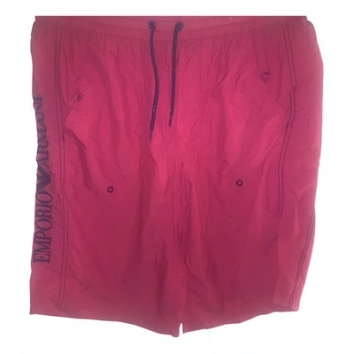 Pre-owned Emporio Armani Pink Shorts