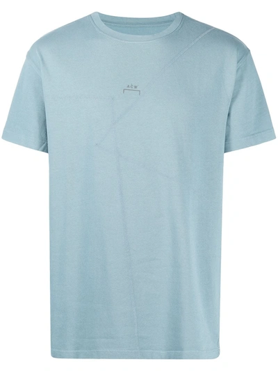 A-cold-wall* Flatlock Cotton T-shirt In Blue