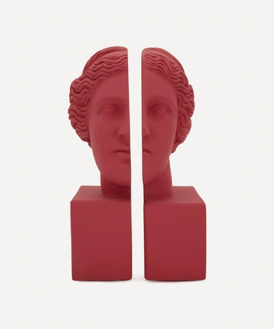 Sophia Venus Bookends Set Of Two In Red