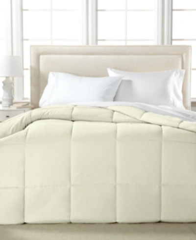 Royal Luxe Color Hypoallergenic Down Alternative Light Warmth Microfiber Comforter, Full/queen, Created For Mac In Cream