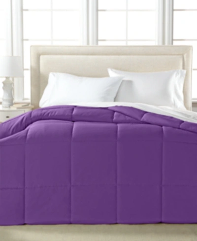 Royal Luxe Color Hypoallergenic Down Alternative Light Warmth Microfiber Comforter, Twin, Exclusively At Macy's In Purple