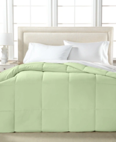 Royal Luxe Color Hypoallergenic Down Alternative Light Warmth Microfiber Comforter, Twin, Exclusively At Macy's In Sage