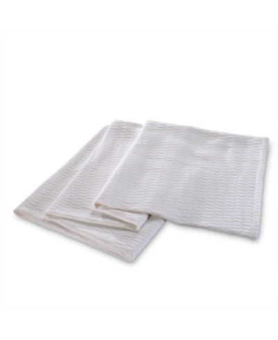 Superior Diamond Pattern All Season Woven Cotton Blanket, Twin In White