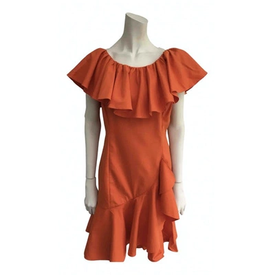 Pre-owned Ralph Lauren Mid-length Dress In Orange