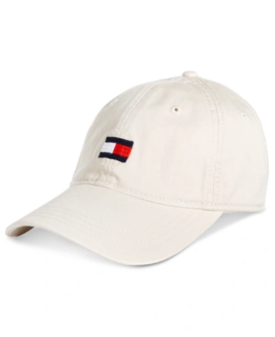 Tommy Hilfiger Men's Embroidered Ardin Cap In Stone