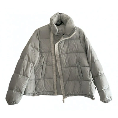 Pre-owned Sacai Puffer In Grey
