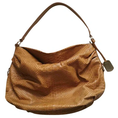 Pre-owned Furla Leather Handbag In Brown