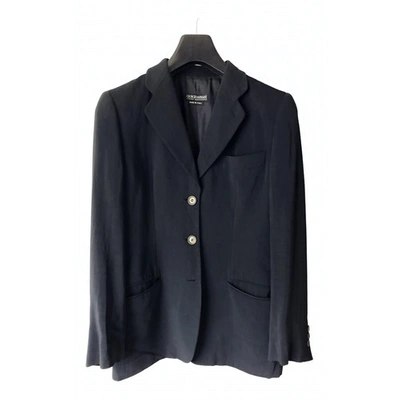 Pre-owned Giorgio Armani Wool Blazer In Blue