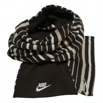 Pre-owned Nike Wool Scarf & Pocket Square In Multicolour
