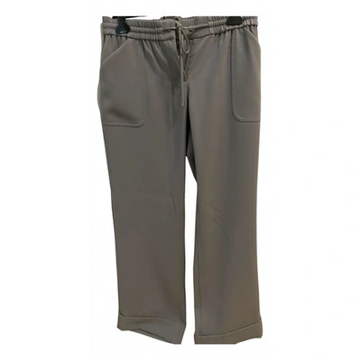 Pre-owned Armani Collezioni Large Pants In Grey