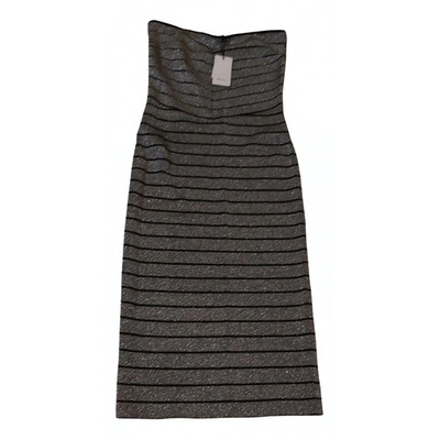Pre-owned Reiss Mid-length Dress In Silver