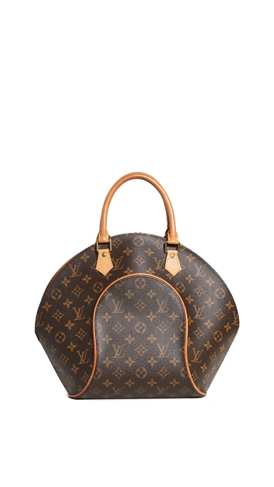 Pre-owned Louis Vuitton Monogram Ab Ellipse Mm Bag In Brown