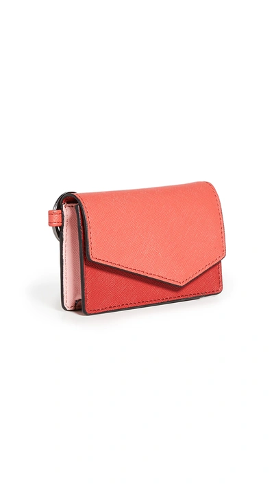 Botkier Cobble Hill Card Case In Pepper Combo