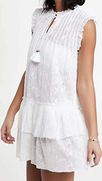 Playa Lucila Eyelet Dress In White