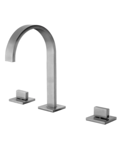 Alfi Brand Brushed Nickel Gooseneck Widespread Bathroom Faucet Bedding In Chrome