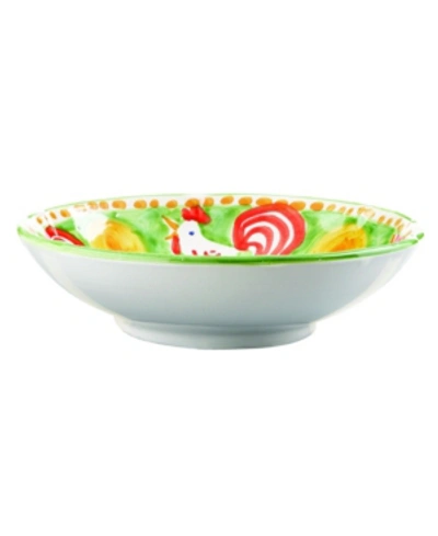 Vietri Campagna Coupe Pasta Bowl In Green