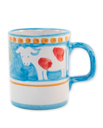 Vietri Campagna Mug In Blue