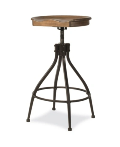 Hillsdale Furniture Worland Adjustable Swivel Backless Stool In Copper