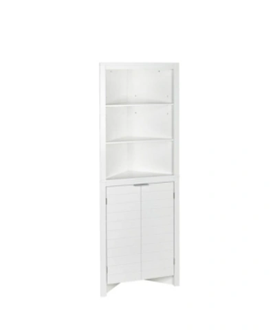 Riverridge Home Madison Collection Tall Corner Cabinet In White