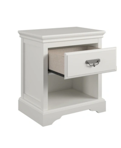 Ameriwood Home Nordbee Nightstand In White