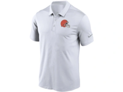 Nike Cleveland Browns Men's Team Logo Franchise Polo In White