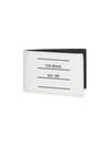 Thom Browne Men's Tbny Label Bi-fold Leather Wallet In Black