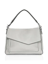 Botkier Women's Cobble Hill Leather Shoulder Bag In Silver Grey