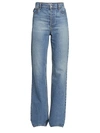 Balenciaga Women's High-waist Straight Jeans In Indigo