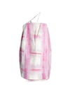 Jacquemus La Robe Soleil One-shoulder Mini Dress In Print Pink