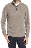 Rodd & Gunn Charlestown Quarter Zip Sweater In Natural