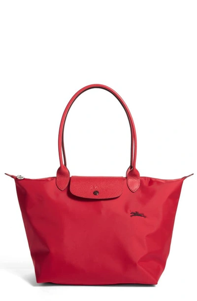 Longchamp Le Pliage Club Tote In Red