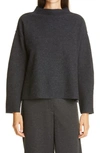 Eileen Fisher Boiled Wool Box Top In Clwtr