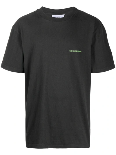 Han Kjobenhavn Chest Logo T-shirt In Black