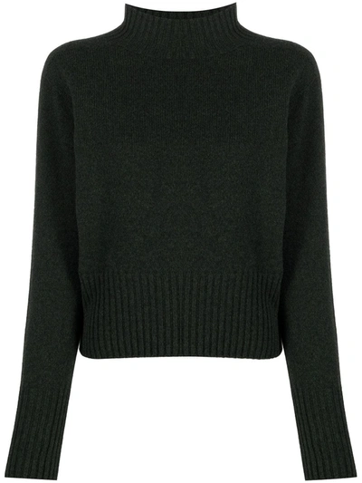 Ymc You Must Create Turtle Neck Jumper In Green