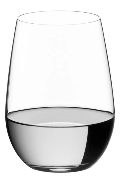 Riedel 'o' Stemless Riesling & Sauvignon Blanc Glasses In Clear