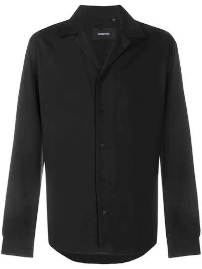 Costumein Button-up Long-sleeved Shirt In Black