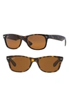 Ray Ban Small New Wayfarer 52mm Sunglasses In Light Havana