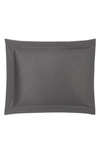 Matouk Nocturne 600 Thread Count Euro Sham In Charcoal