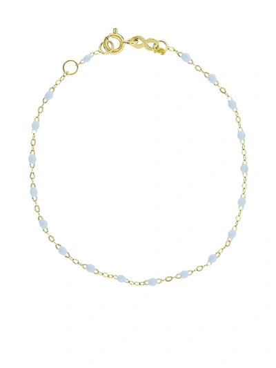 Gigi Clozeau 14kt Gold Classic Gigi Bracelet In Yg/bblu