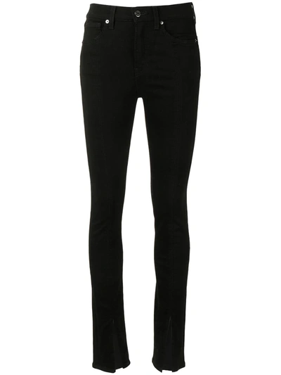 Veronica Beard Kate High-rise Skinny Jeans In Black
