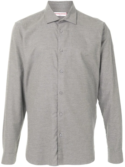 Orlebar Brown Giles Shirt In Grey