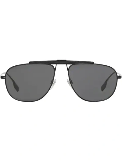 Burberry Pilot-frame Sunglasses In Black