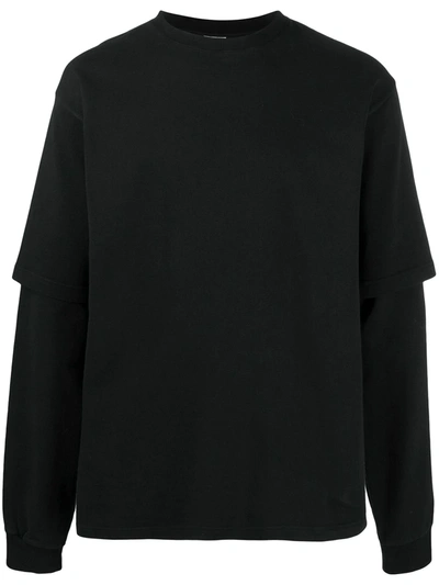 Gr10k Layered Long Sleeve T-shirt In Black