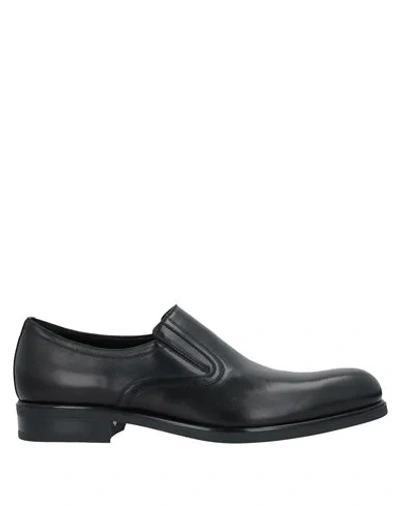 A.testoni Loafers In Black