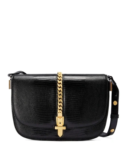 Gucci Sylvie 1969 Shoulder Bag In Black