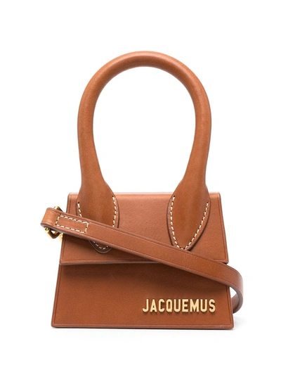 Jacquemus Le Chiquito Mini Bag In Brown Leather
