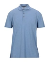 Vengera Polo Shirts In Sky Blue