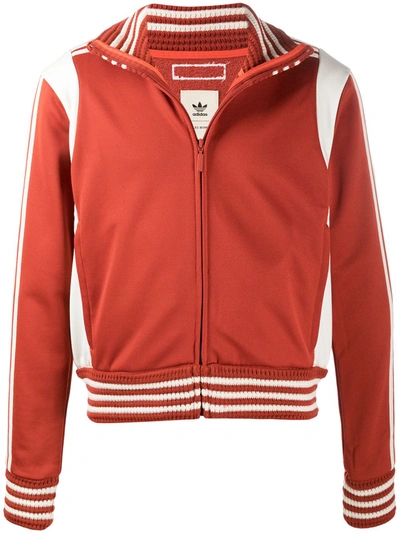 Adidas Originals X Wales Bonner Zip-up Sweatshirt In Red