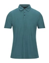 Roberto Collina Polo Shirts In Green